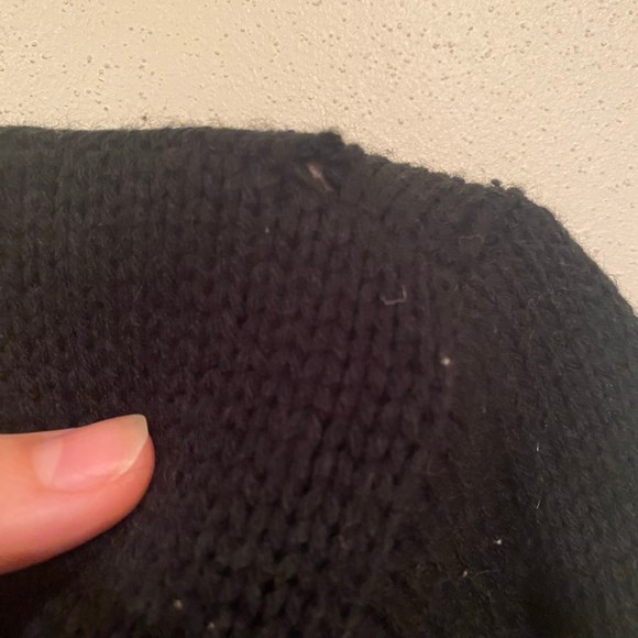 Navy Blue Nordic Holiday‎ Sweater - Picture 3 of 4